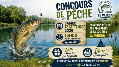 Concours de pêche samedi 12 septembre 