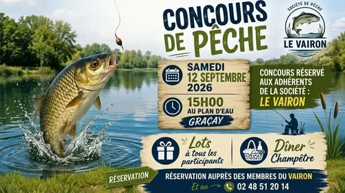 Concours de pêche samedi 12 septembre 