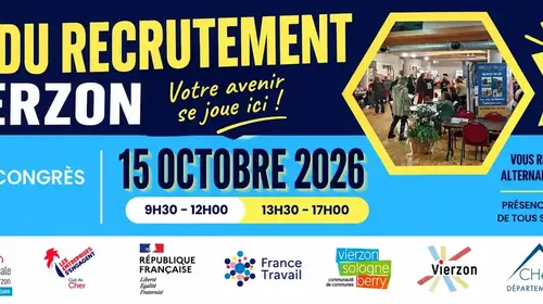 Salon du recrutement à Vierzon le 15 octobre