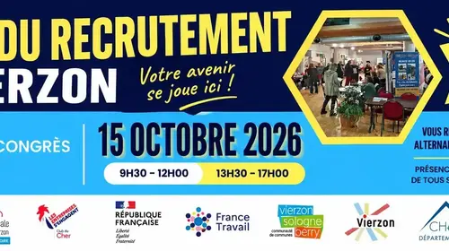 Salon du recrutement à Vierzon le 15 octobre